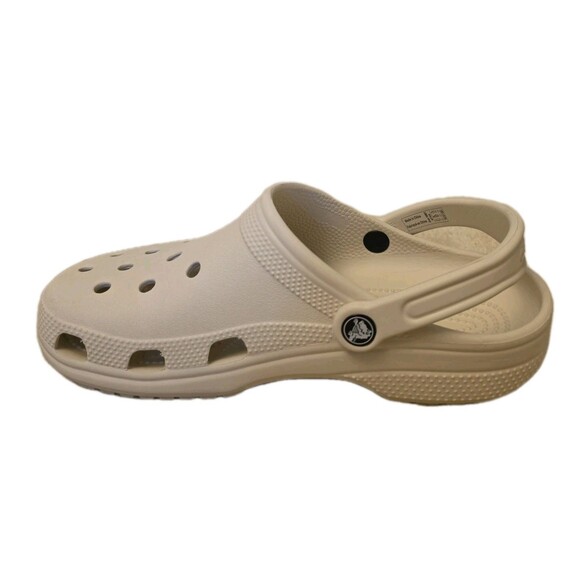 Crocs Unisex Classic Clog Off White/Beige, Size Mens 7 Womens 9 main image 7